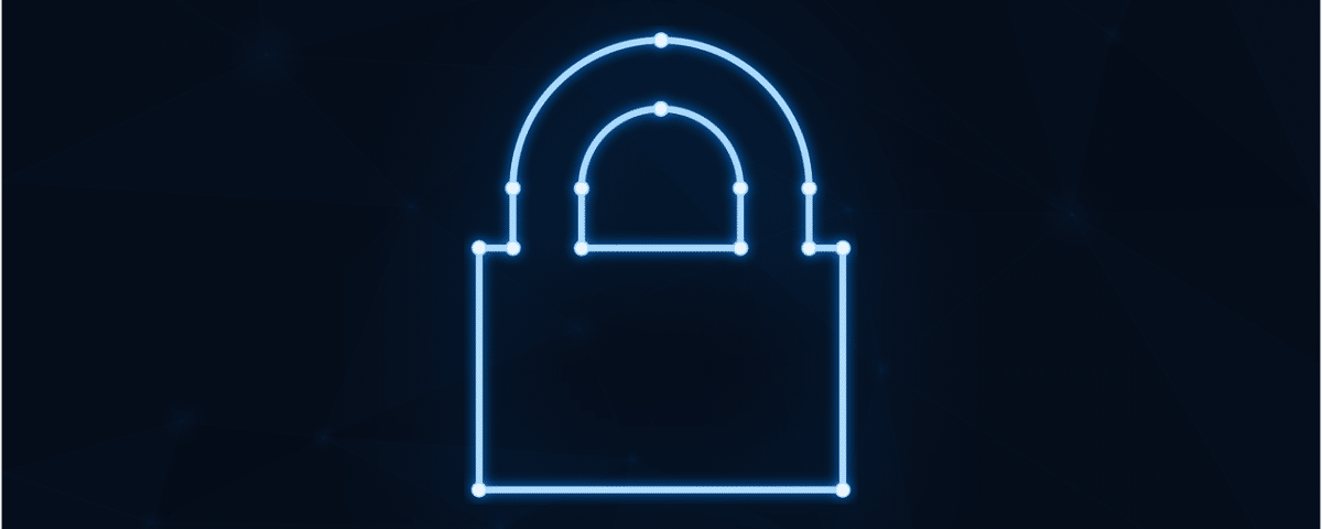 Free padlock neon cybersecurity vector