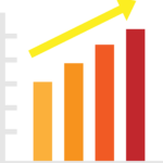 Free graph bar chart vector