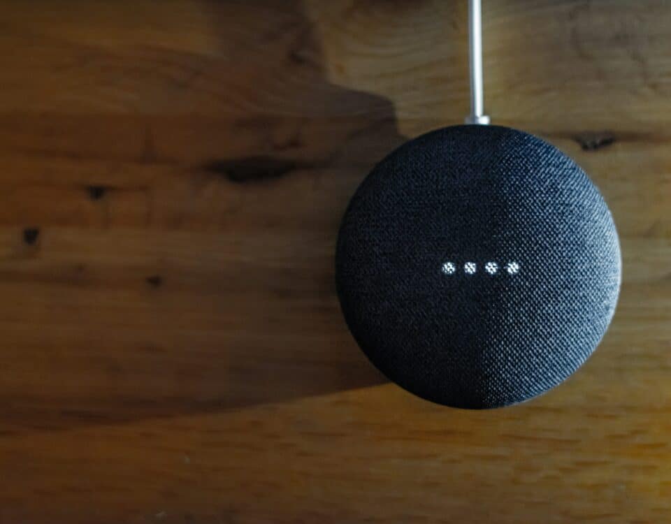 blue ball on a wooden surface